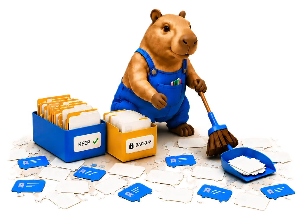 Textuoso's capybara mascot
